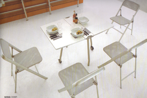 Calligaris Alu Stühle