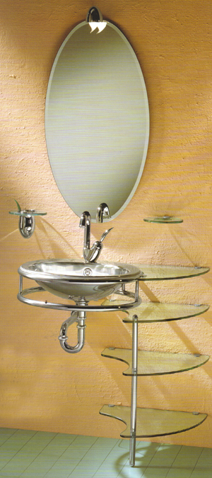 Bolan Elisse Waschbecken Stahl