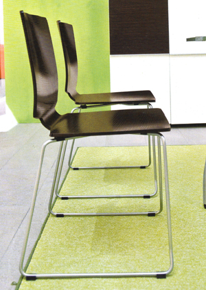 Waschbecken, Design speisende Stühle